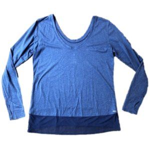 Adidas Climalite Scoop Neck Long Sleeve Top M